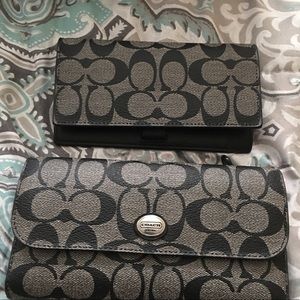 Coach Wallet with checkbook cover